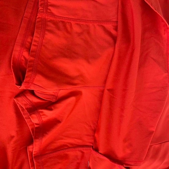 Reddish orange #activewear with build in shorts - Picture 6 of 6